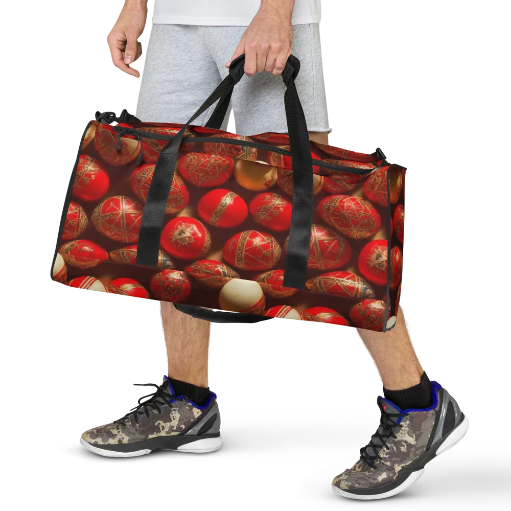 Gilded Bauble on Duffle Bag — Front