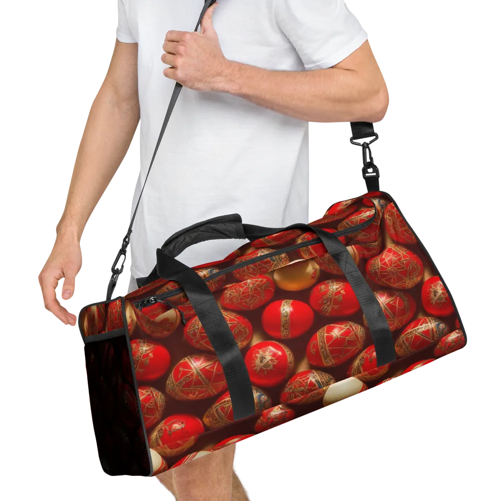 Gilded Bauble on Duffle Bag — Right Front