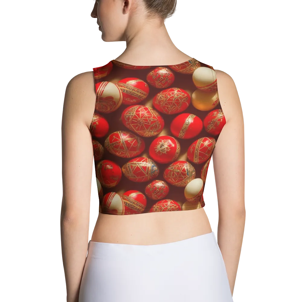 Gilded Bauble on Crop Top — Back
