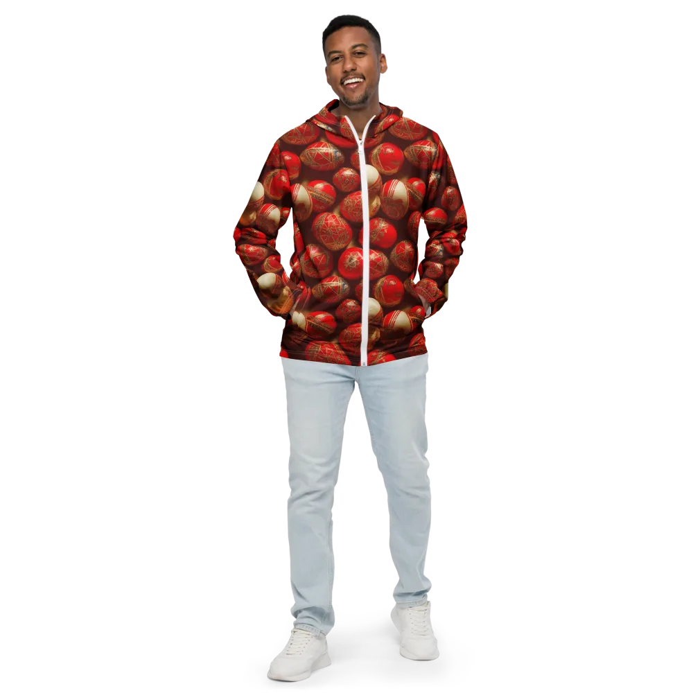 Gilded Bauble on Men's Windbreaker — Front