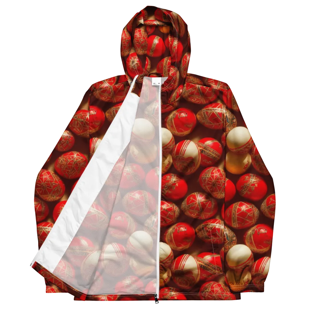Gilded Bauble on Men's Windbreaker — Front
