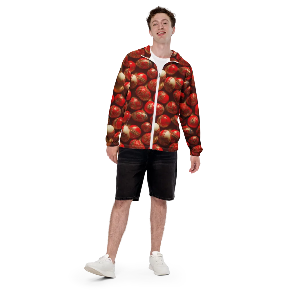 Gilded Bauble on Men's Windbreaker — Front