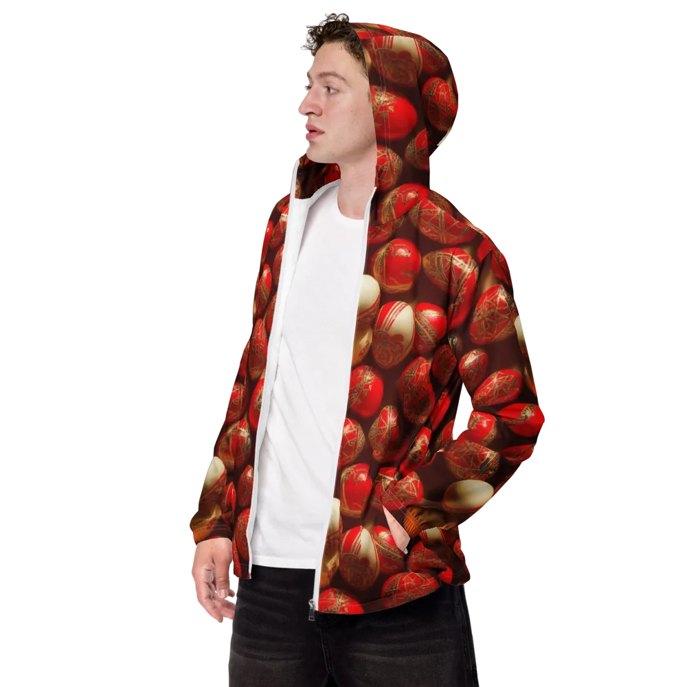 Gilded Bauble on Men's Windbreaker — Left Front