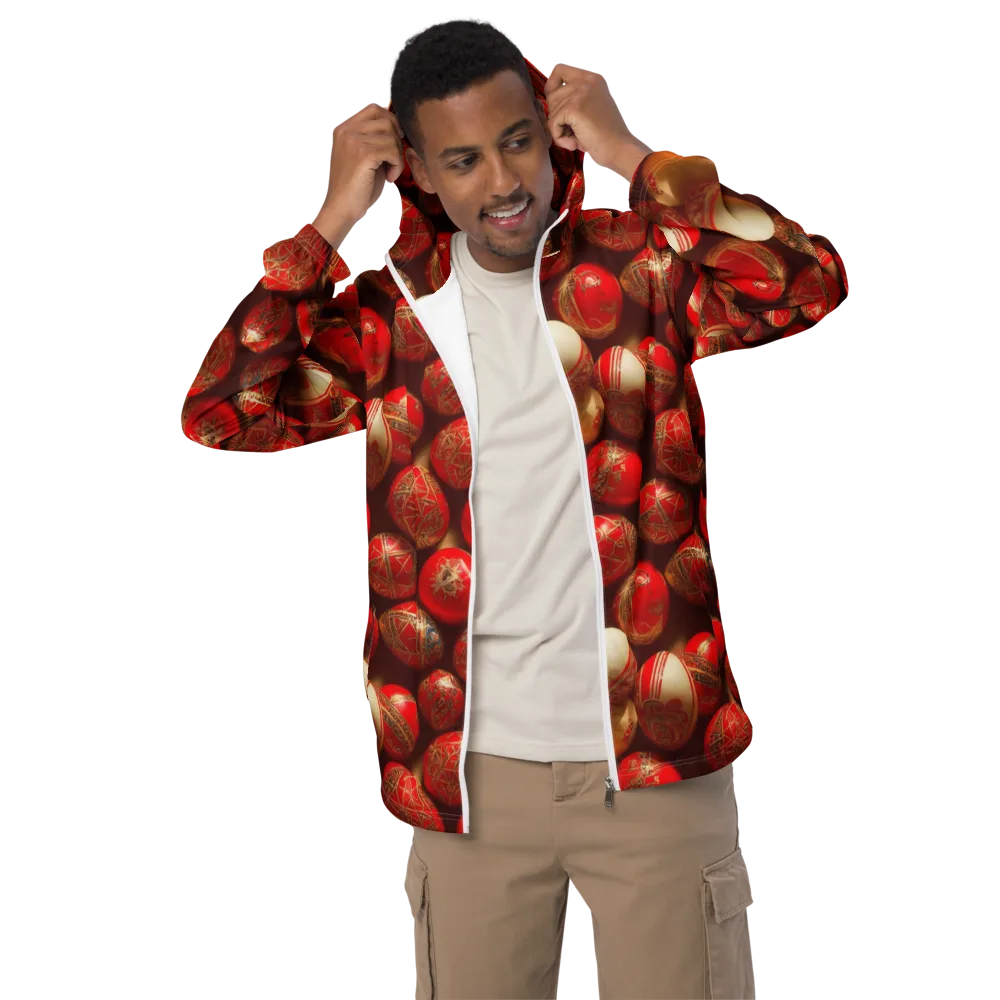Gilded Bauble on Men's Windbreaker — Front