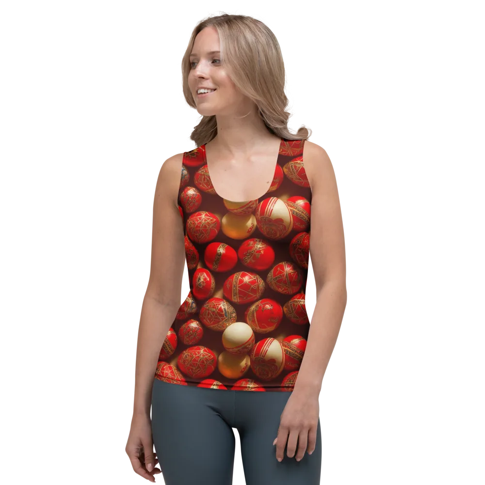 Gilded Bauble on Women's Tank Top — Front