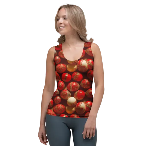 Gilded Bauble on a Women's Tank Top