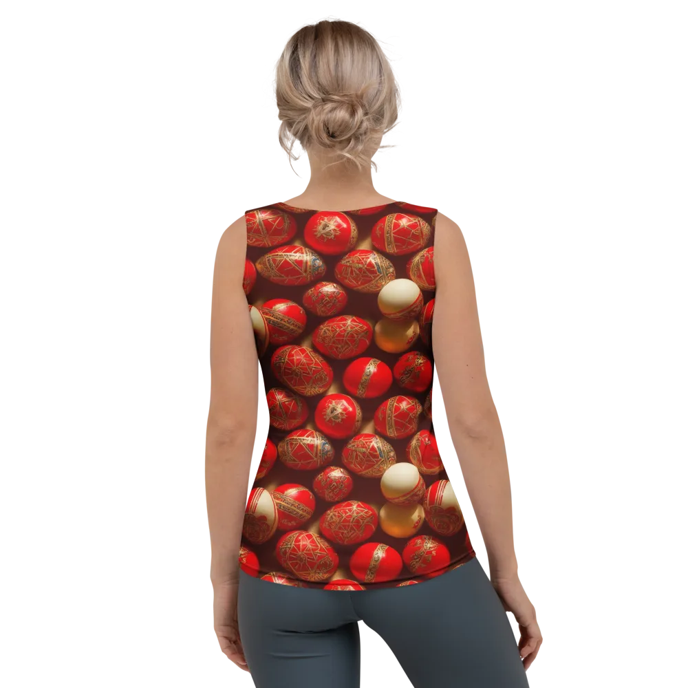 Gilded Bauble on Women's Tank Top — Back