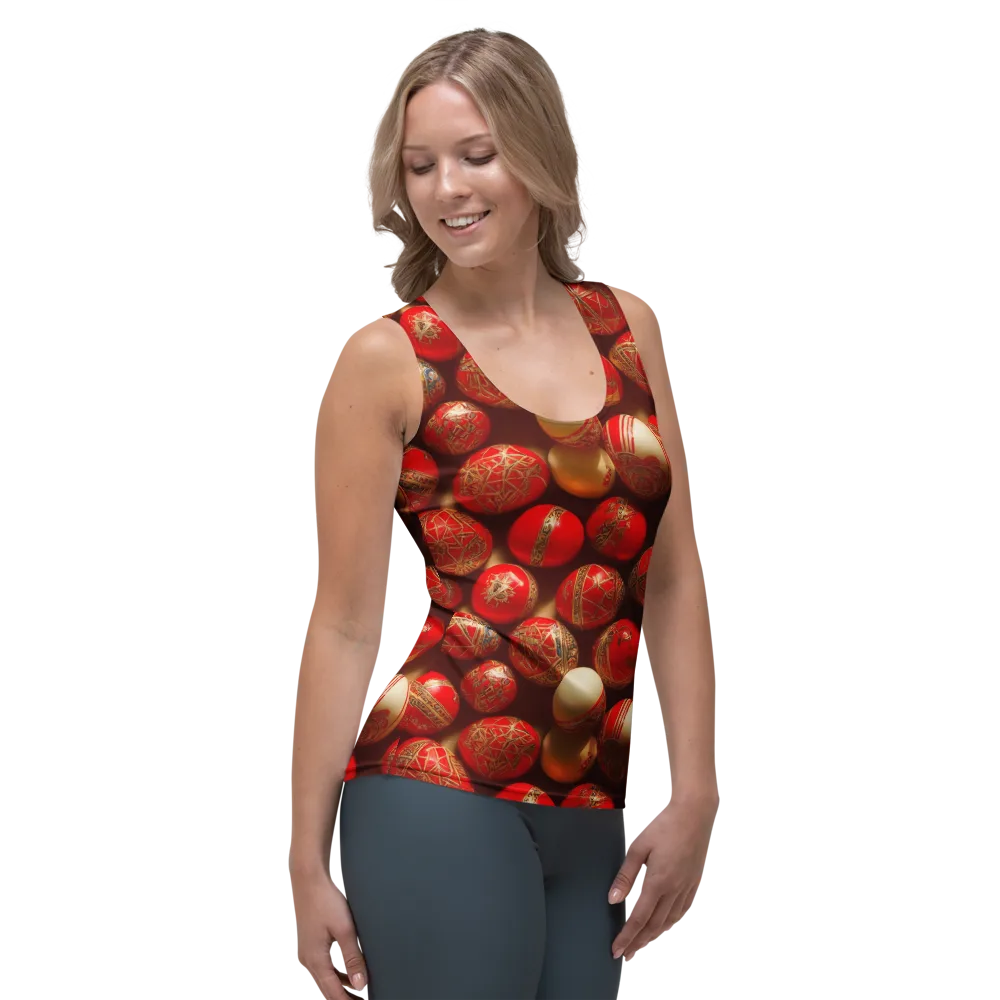 Gilded Bauble on Women's Tank Top — Right Front