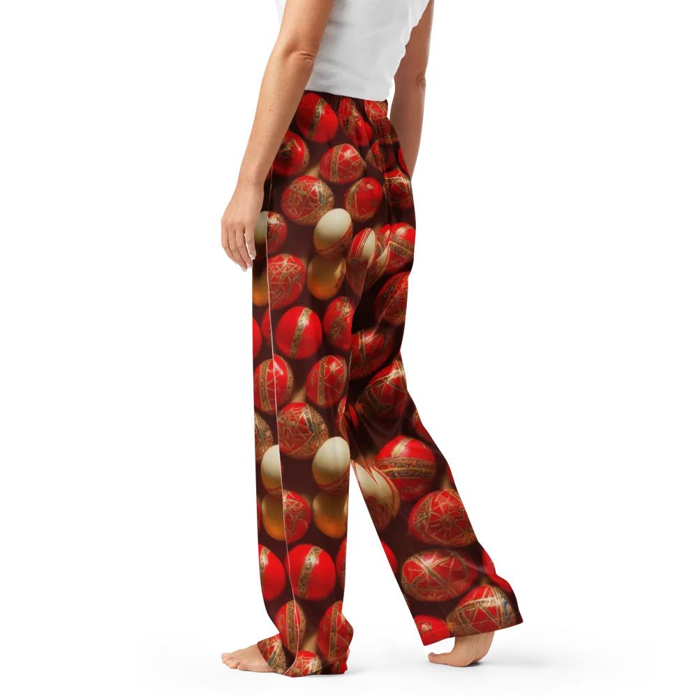 Gilded Bauble on Women's Pajama Pants — Left