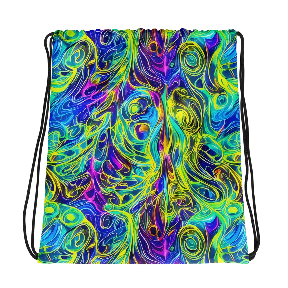 Kaleidoscope Rapture on Drawstring Bag — Photo