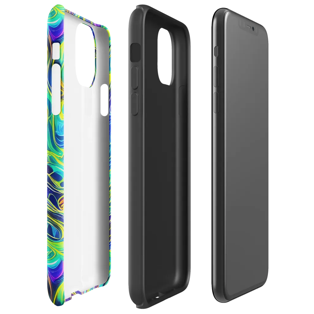 Kaleidoscope Rapture on Tough Case for iPhone® — Right