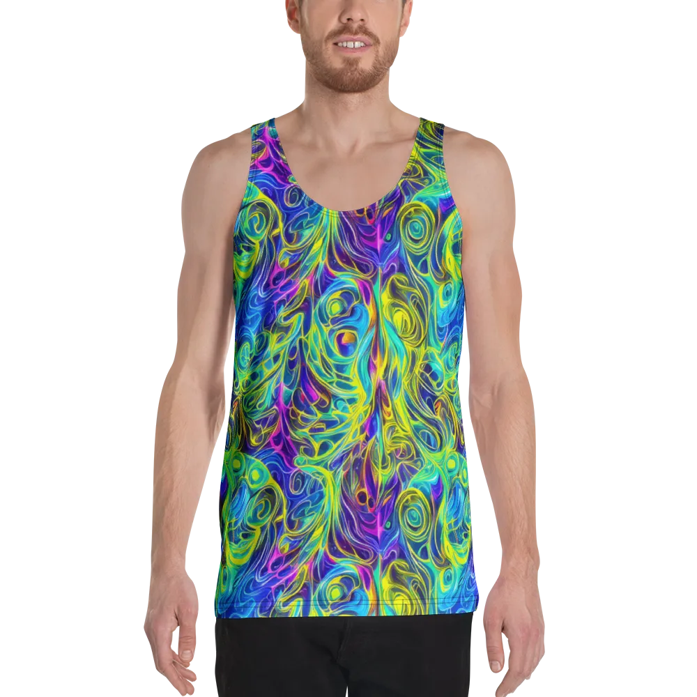 Kaleidoscope Rapture on Men's Tank Top — Front