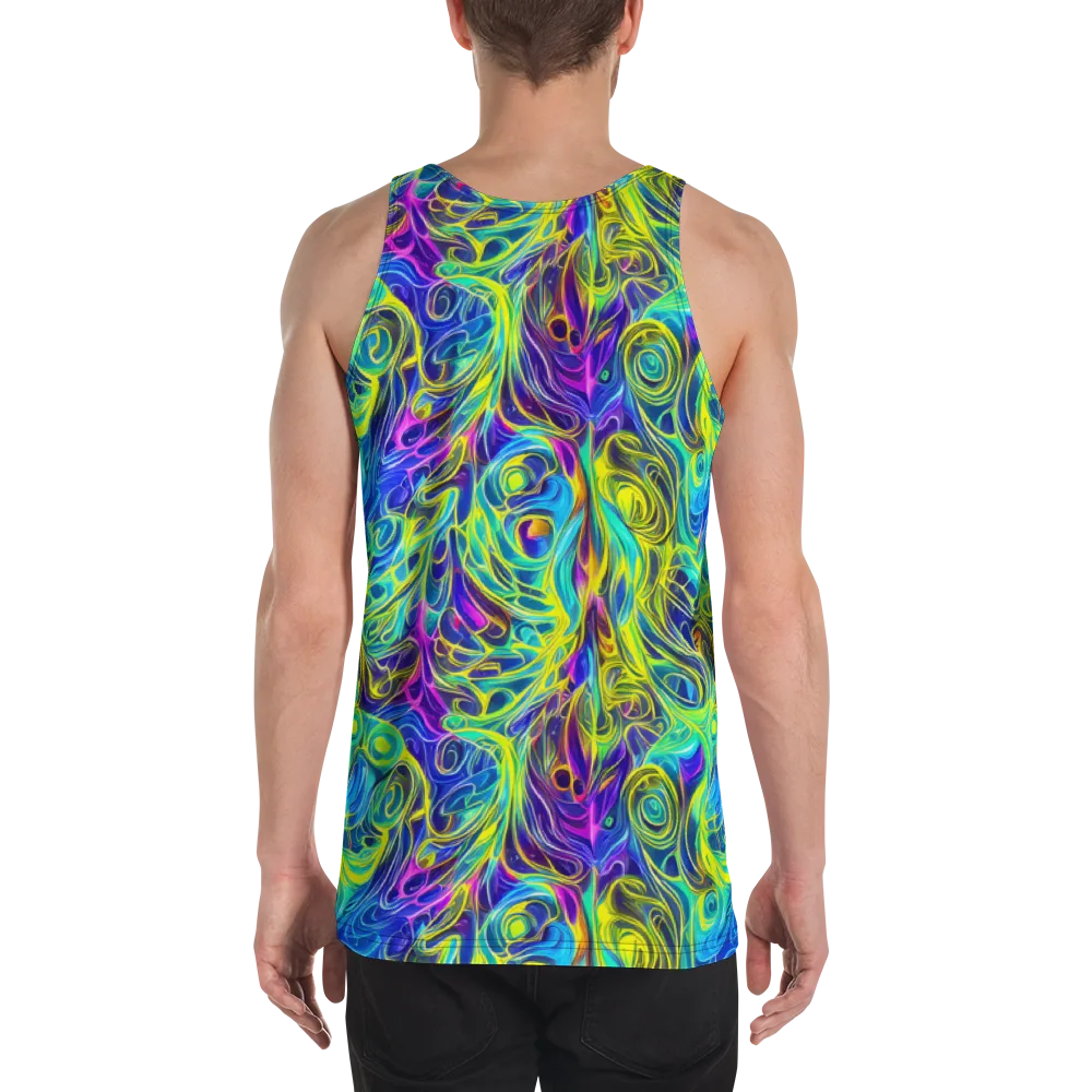 Kaleidoscope Rapture on Men's Tank Top — Back