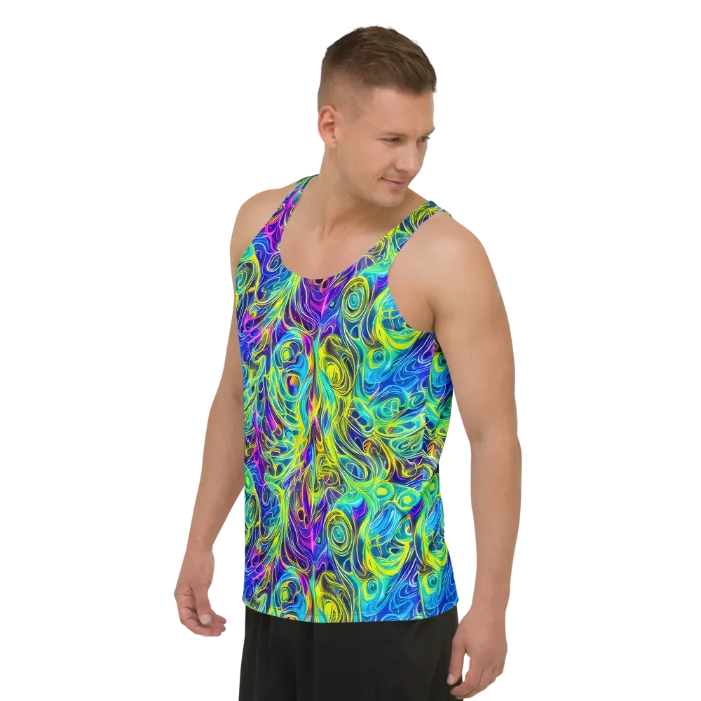 Kaleidoscope Rapture on Men's Tank Top — Left Front