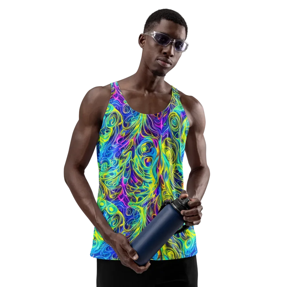 Kaleidoscope Rapture on Men's Tank Top — Front