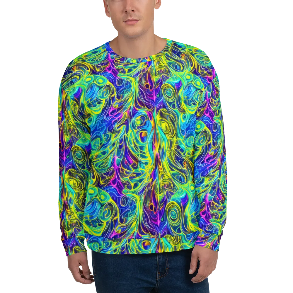 Kaleidoscope Rapture on Sweatshirt — Front