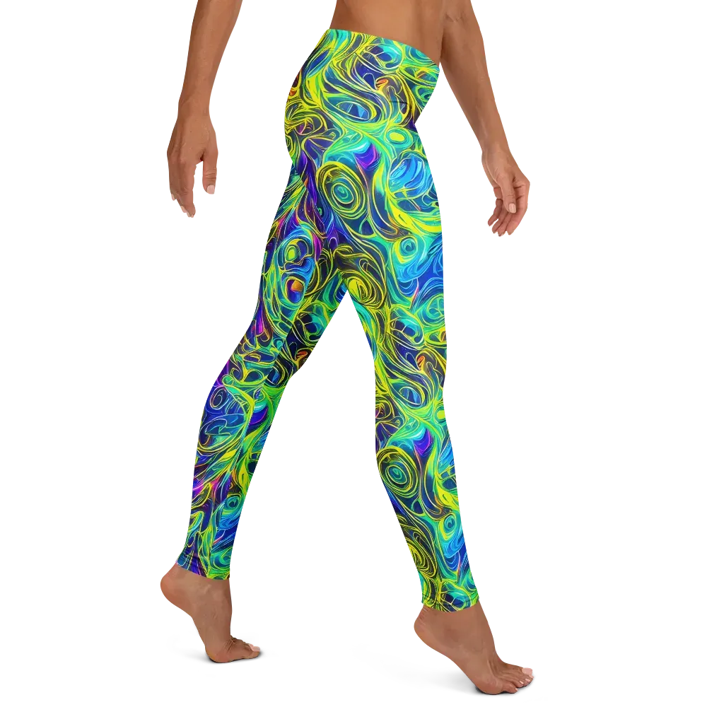 Kaleidoscope Rapture on Leggings — Right