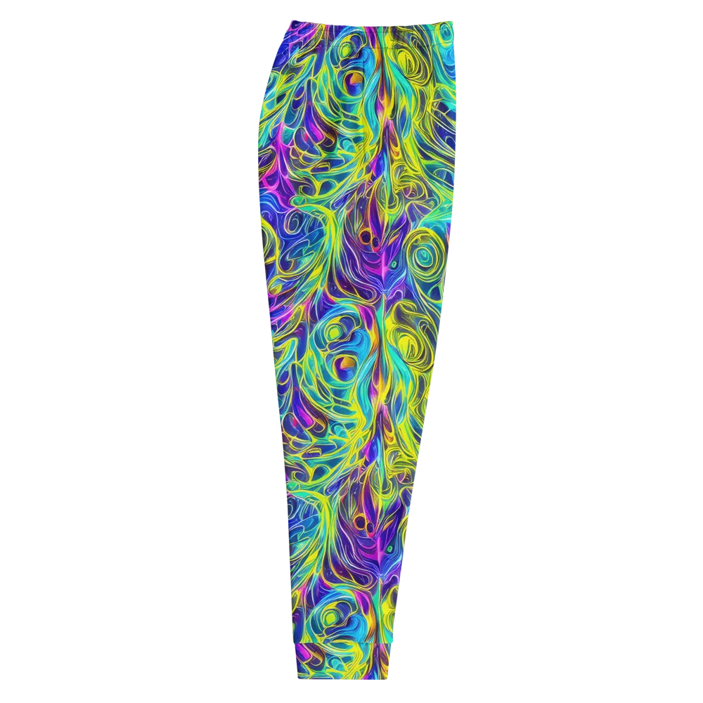 Kaleidoscope Rapture on Men's Joggers — Right