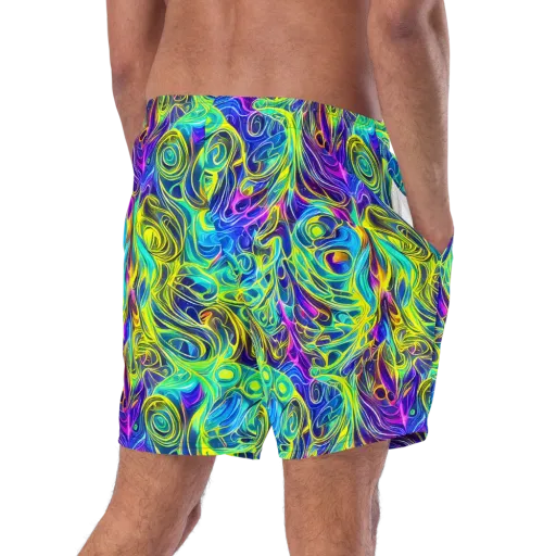 Kaleidoscope Rapture on a Swim Trunks
