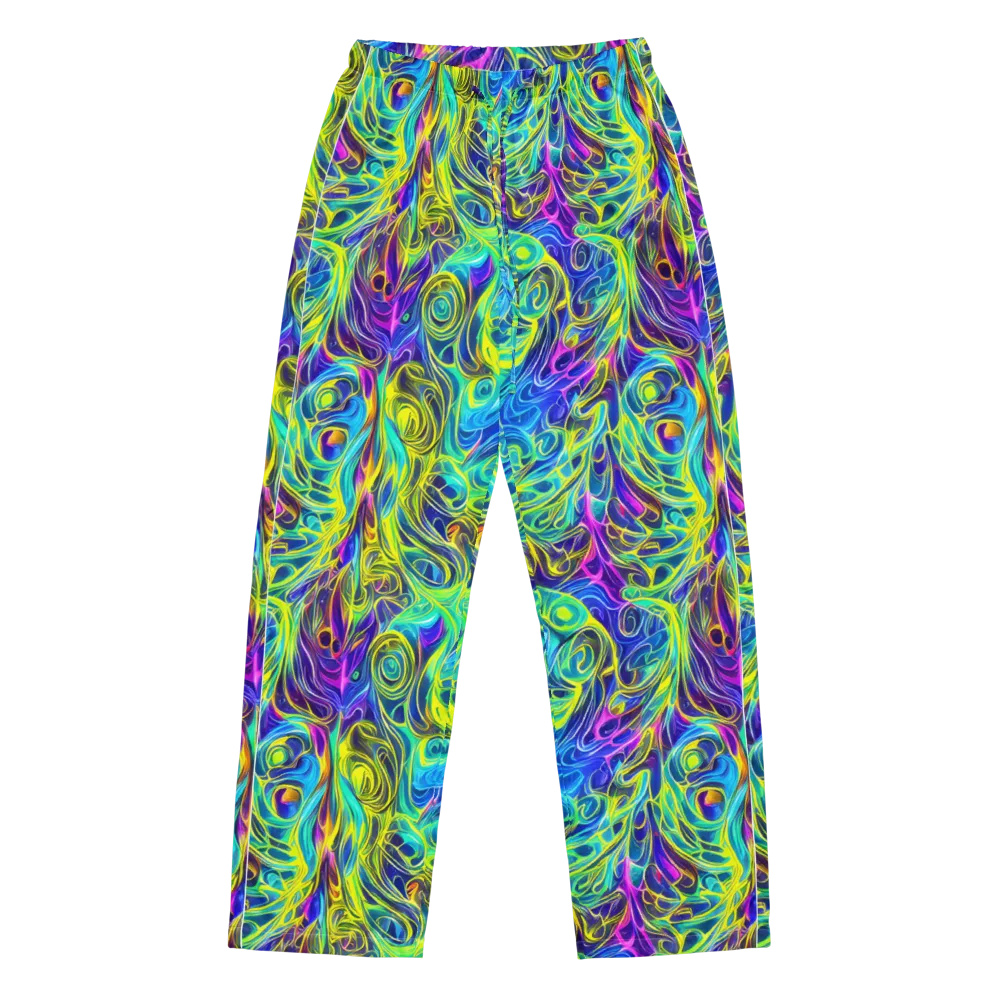 Kaleidoscope Rapture on Women's Pajama Pants — Front