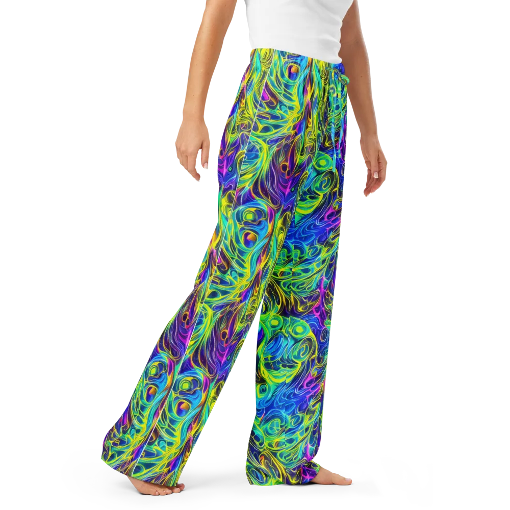 Kaleidoscope Rapture on Women's Pajama Pants — Right Front
