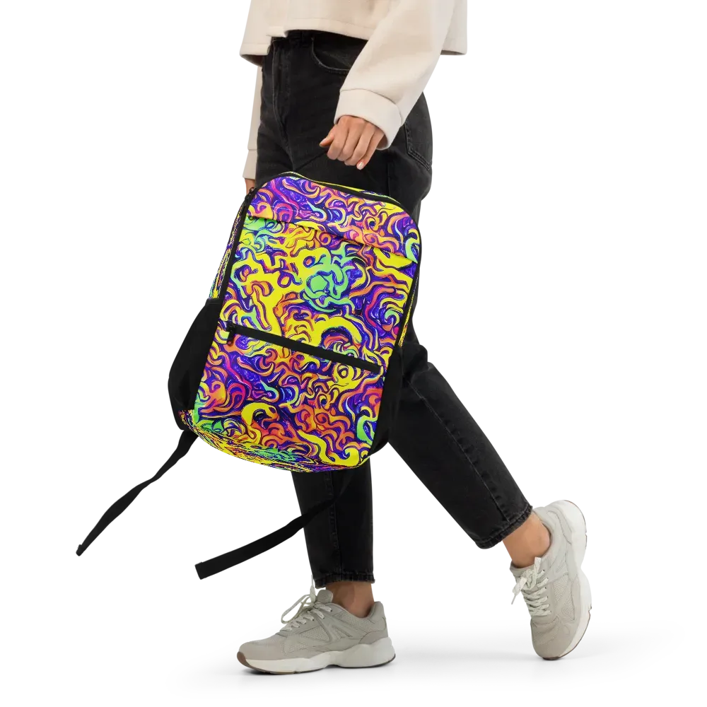 Citrus Ink Riptide on Utility Backpack — Front