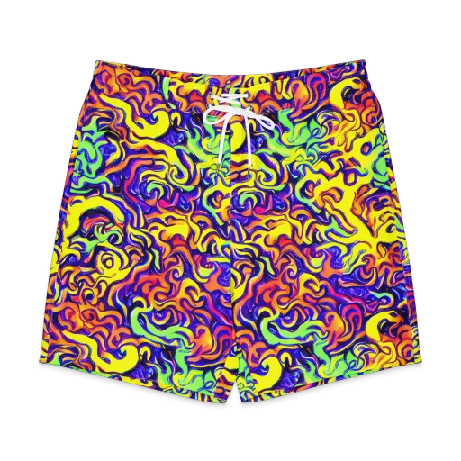 Citrus Ink Riptide on a Men's Board Shorts