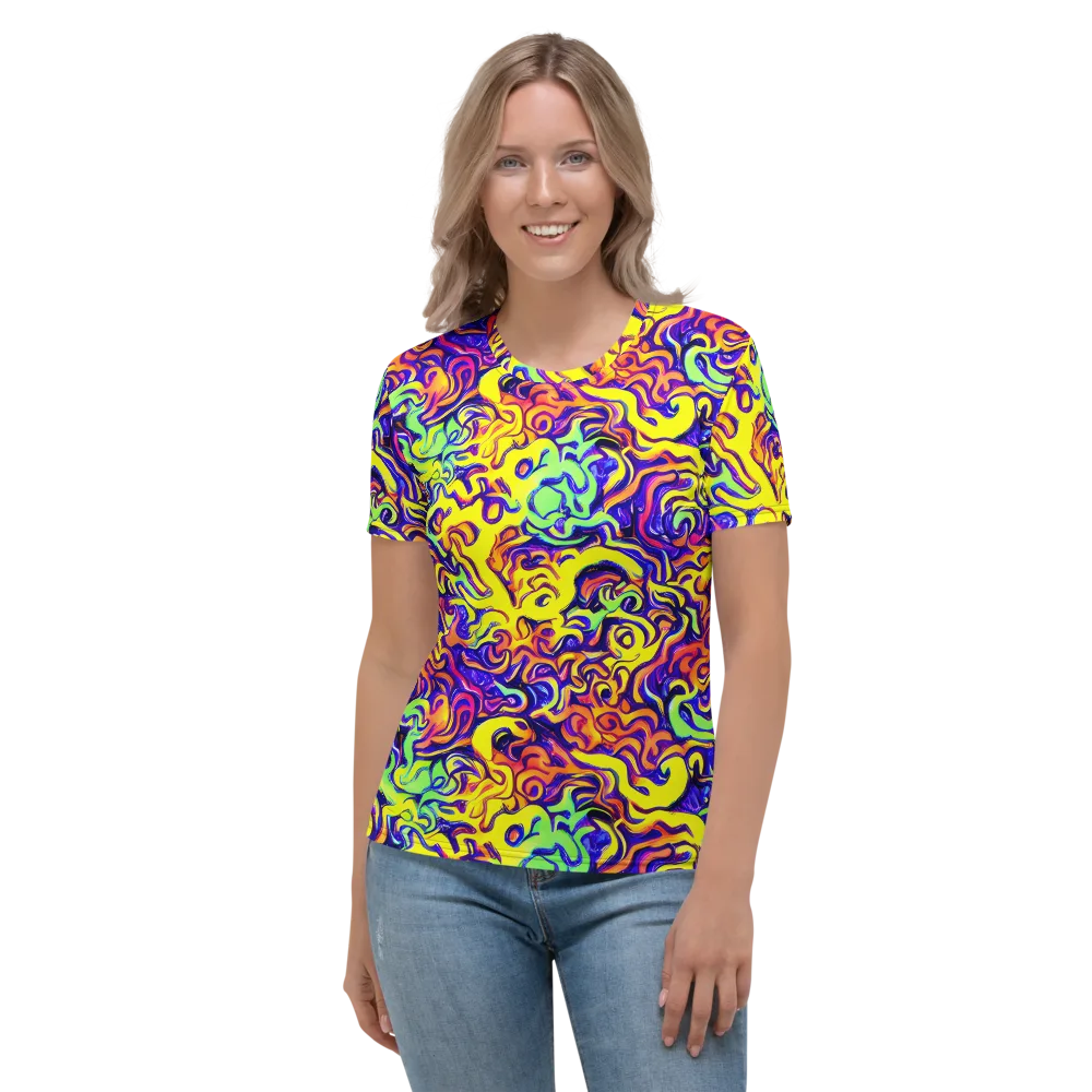 Citrus Ink Riptide on Women's Crew Neck T-Shirt — Front