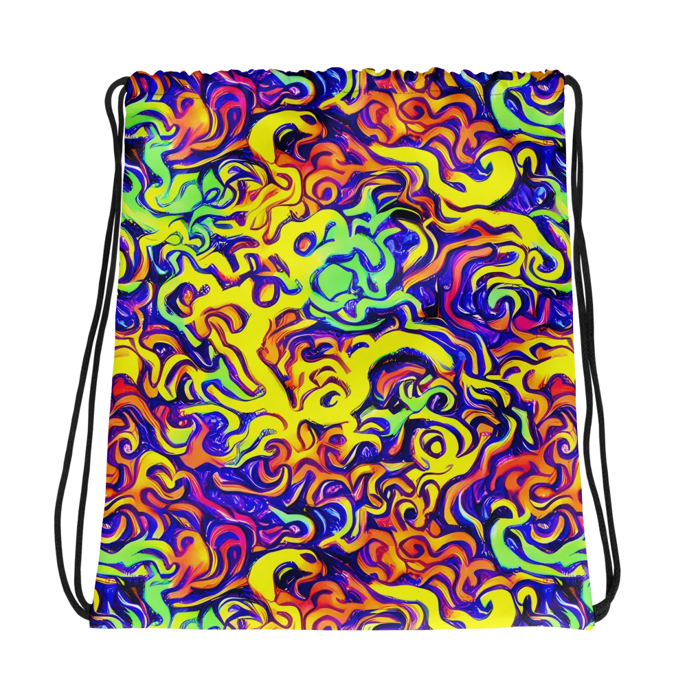 Citrus Ink Riptide on Drawstring Bag — Photo
