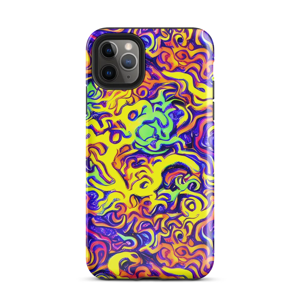 Citrus Ink Riptide on Tough Case for iPhone® — Front