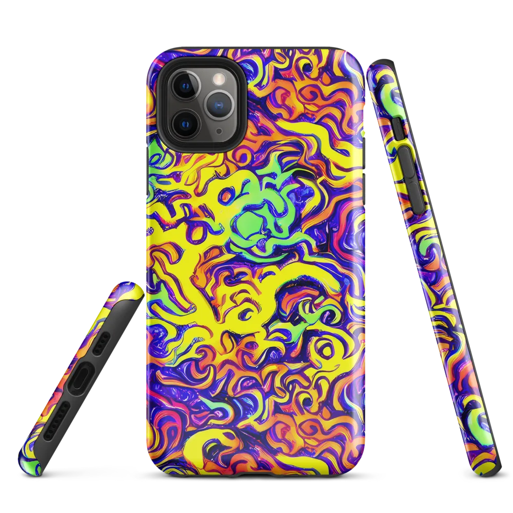 Citrus Ink Riptide on Tough Case for iPhone® — Front