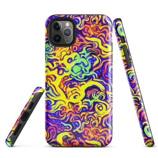 Citrus Ink Riptide on a Tough Case for iPhone®