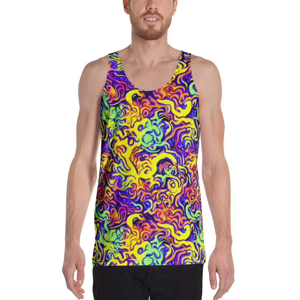 Citrus Ink Riptide on Men's Tank Top — Front