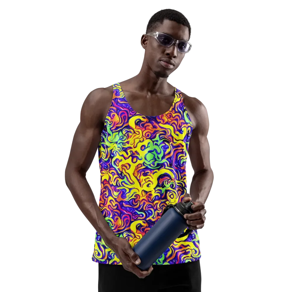 Citrus Ink Riptide on Men's Tank Top — Front