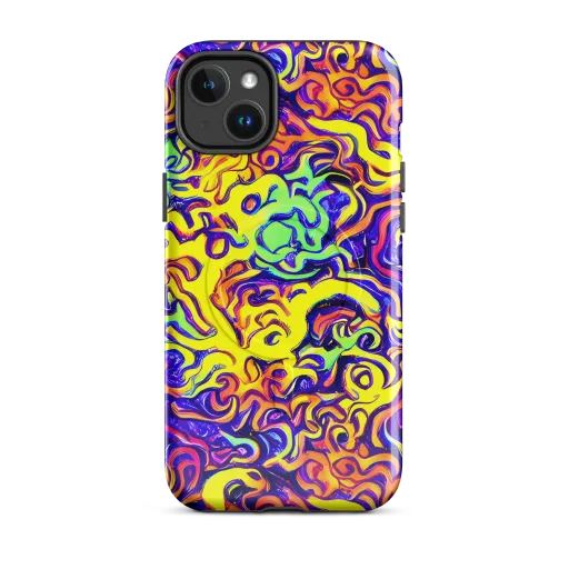 Citrus Ink Riptide on a MagSafe Tough Case for iPhone®