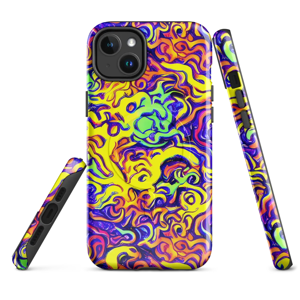 Citrus Ink Riptide on MagSafe Tough Case for iPhone® — Front