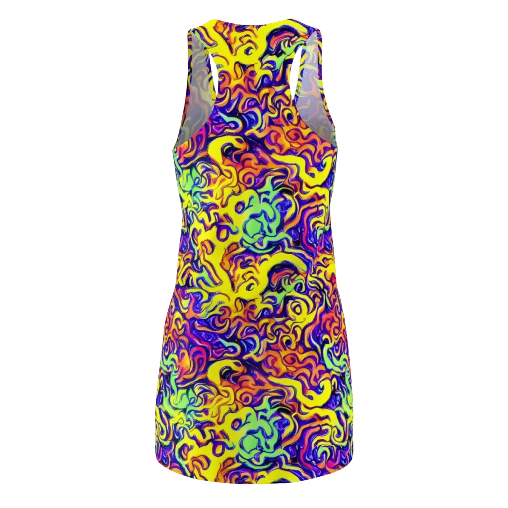 Citrus Ink Riptide on Racerback Dress — Back
