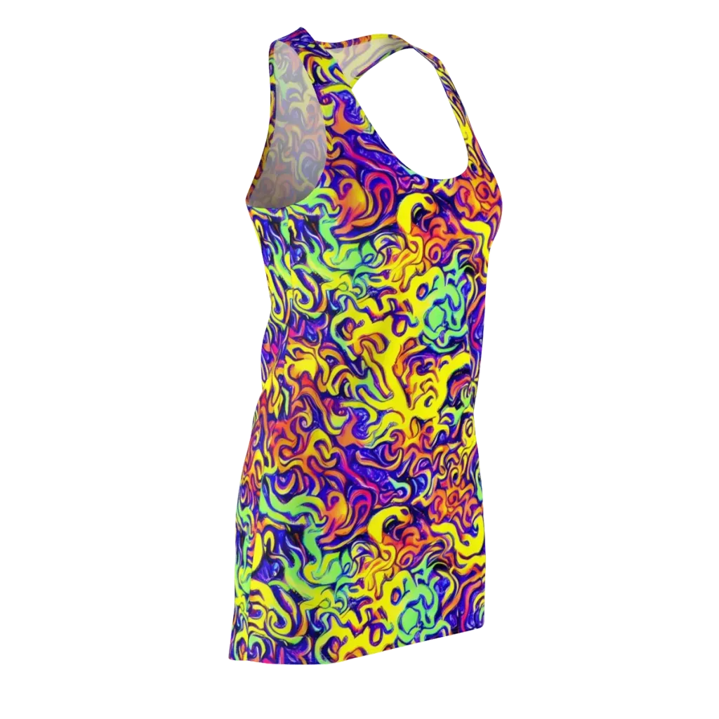 Citrus Ink Riptide on Racerback Dress — Front Side