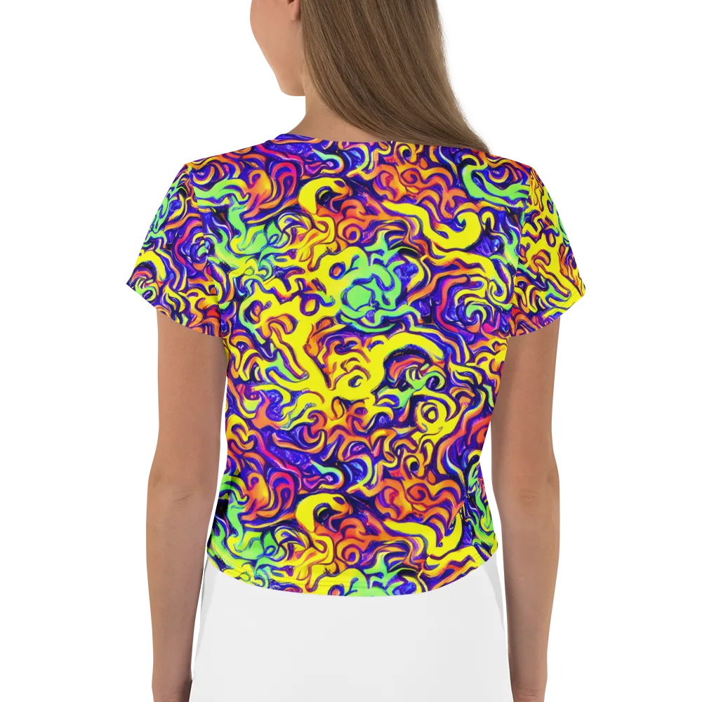 Citrus Ink Riptide on Crop Tee — Back