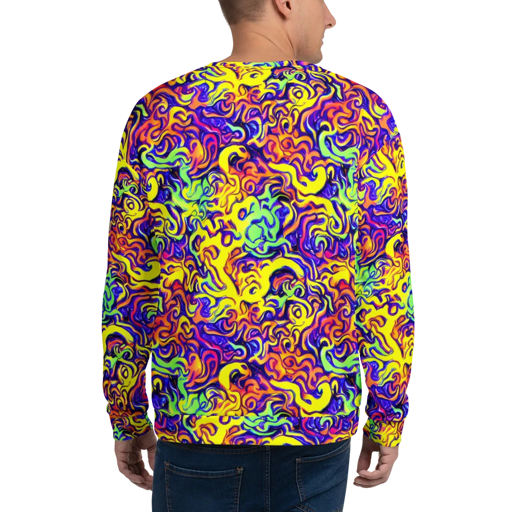 Citrus Ink Riptide on Sweatshirt — Back