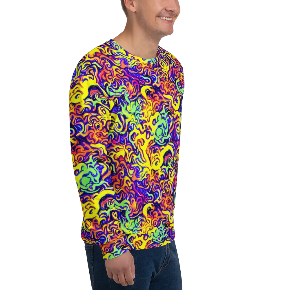 Citrus Ink Riptide on Sweatshirt — Right Front