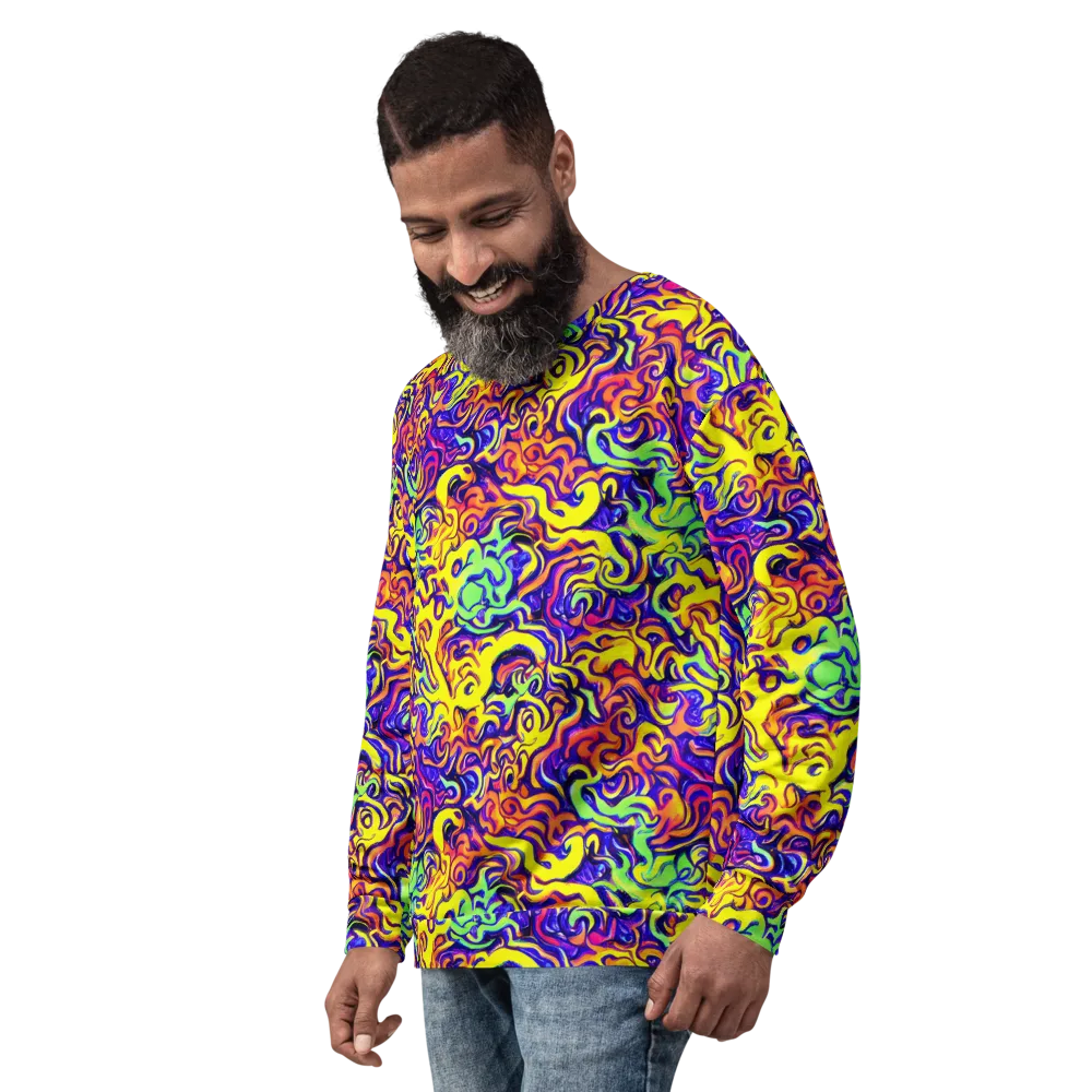 Citrus Ink Riptide on Sweatshirt — Left Front