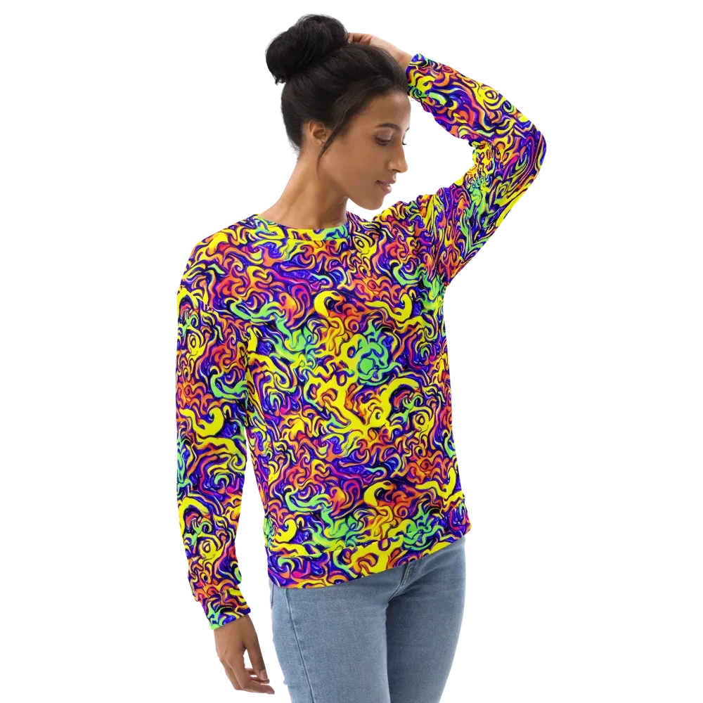 Citrus Ink Riptide on Sweatshirt — Right Front