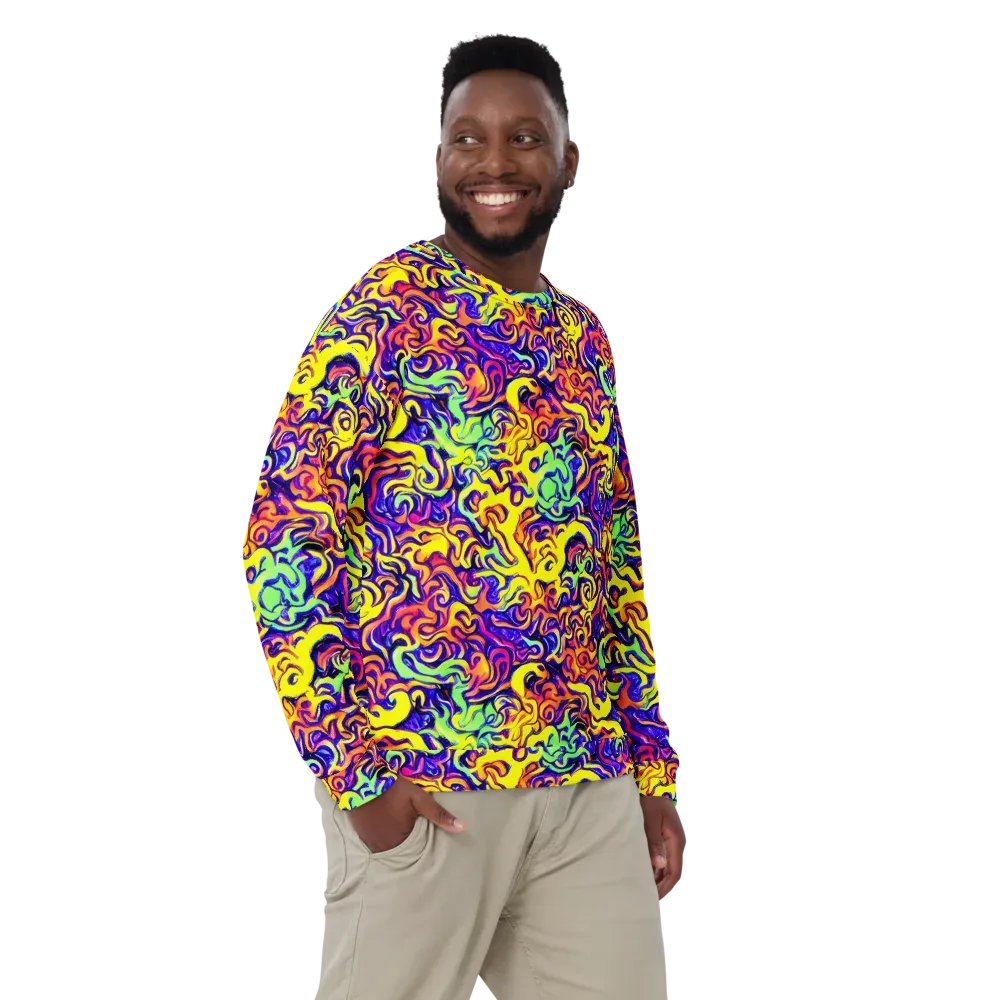 Citrus Ink Riptide on Sweatshirt — Front