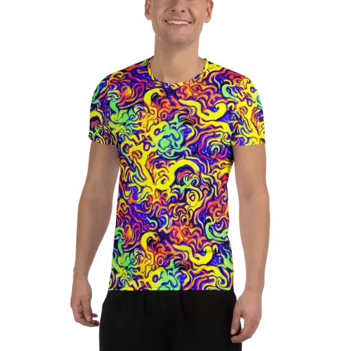 Citrus Ink Riptide on a Men's Athletic T-Shirt