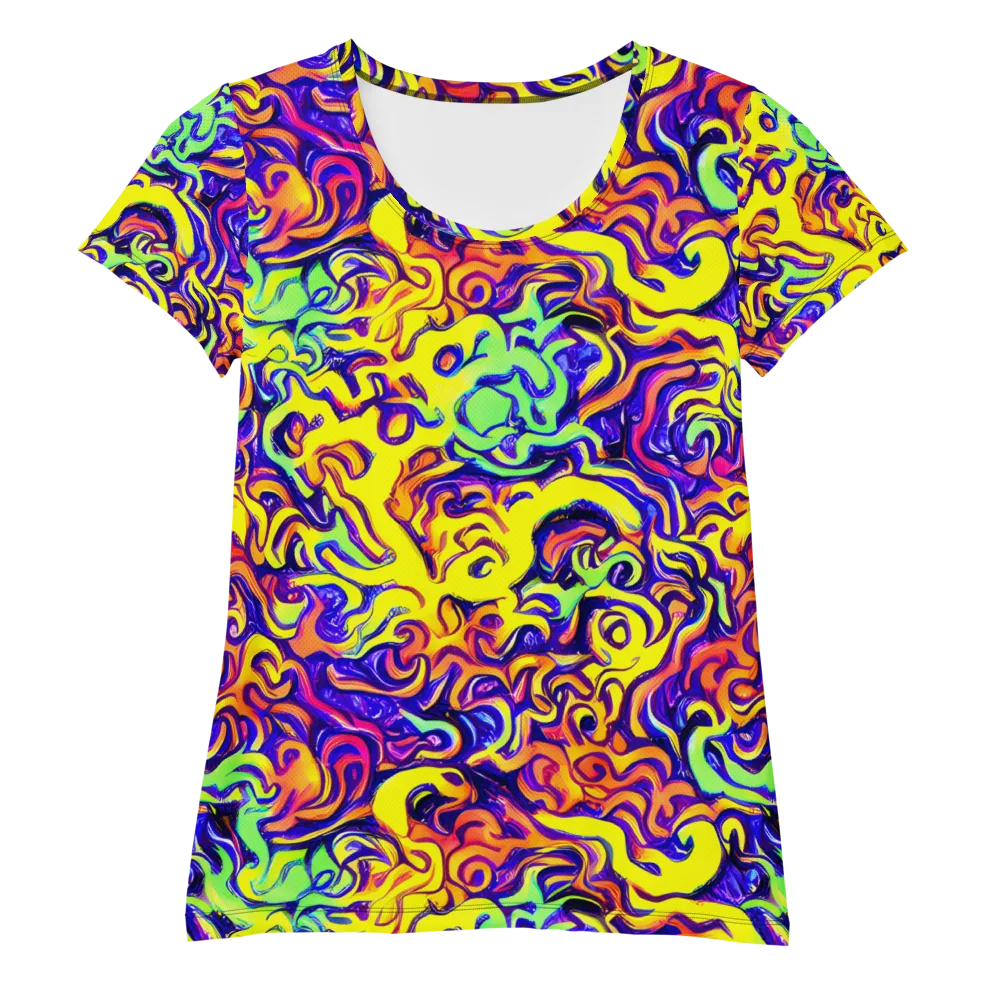 Citrus Ink Riptide on Women's Athletic T-Shirt — Front