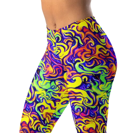 Citrus Ink Riptide on a Leggings