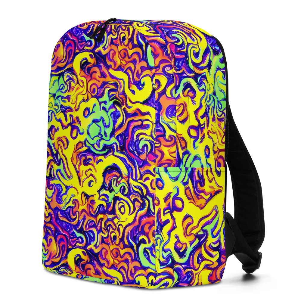 Citrus Ink Riptide on Minimalist Backpack — Left