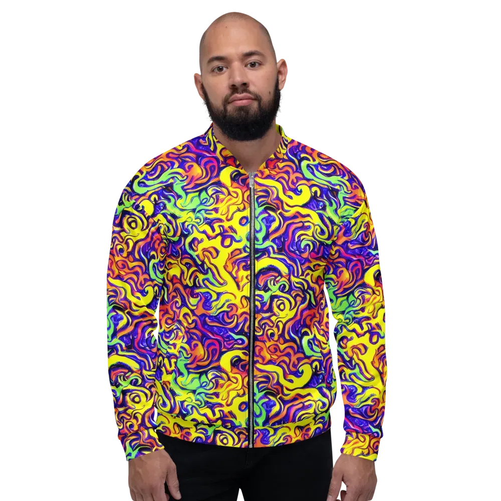 Citrus Ink Riptide on Bomber Jacket — Front