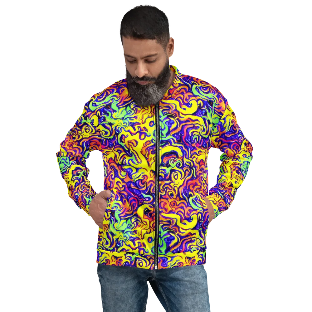 Citrus Ink Riptide on Bomber Jacket — Front